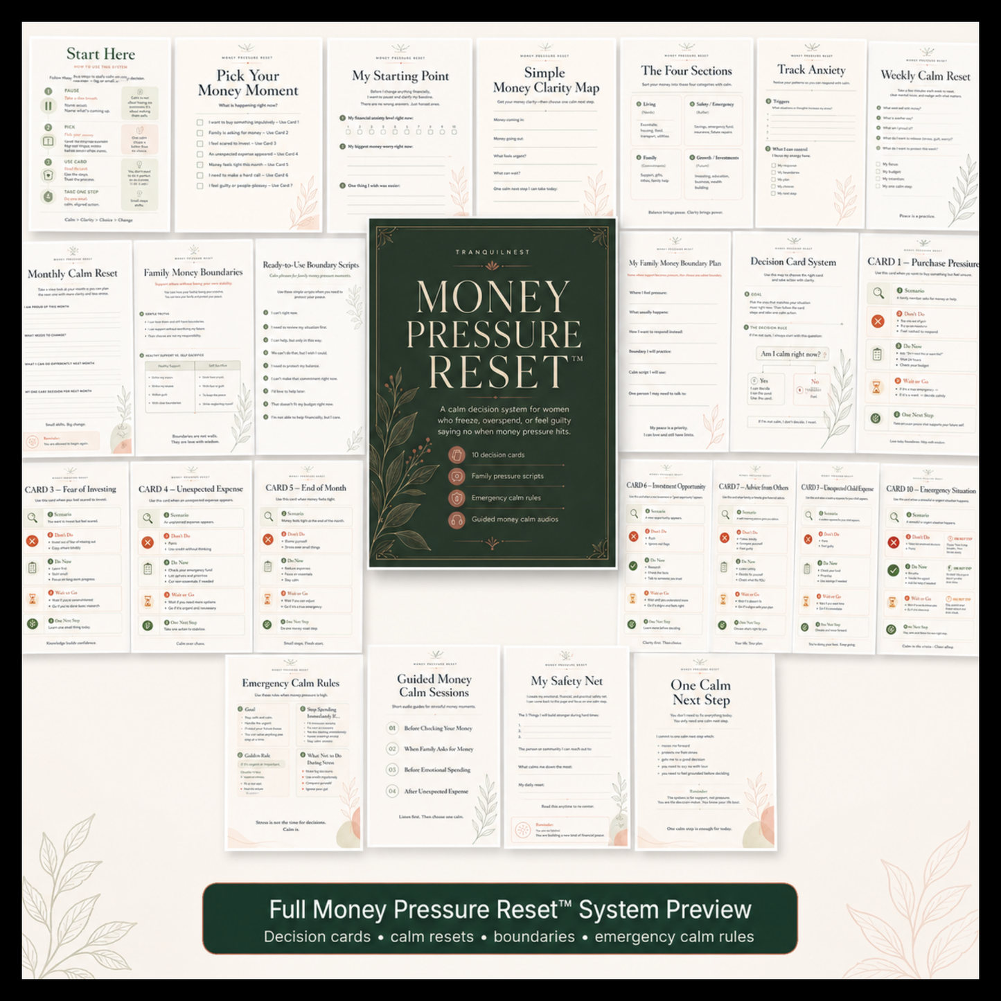 Stop making money decisions driven by fear, family pressure, or guilt, and take one calm financial step at a time. With the Money Pressure Reset System